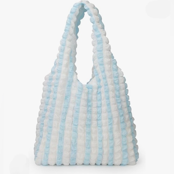 Accessories - Puffer Tote Bag for Women Quilted Puffy Bubble Hobo Bag Cotton. Nwot